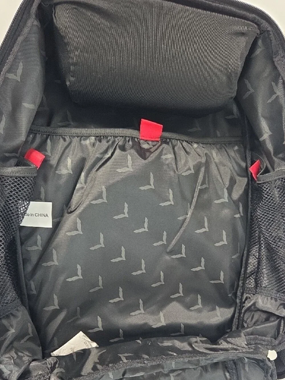 Chevrolet Corvette C7 Black Men's Everyday Backpack with Red Accents